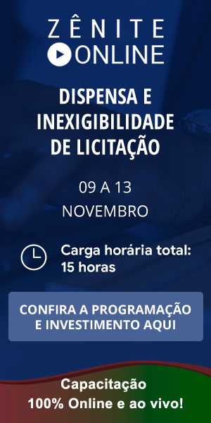 [Blog da Zênite] TJ/MG: a contratação por inexigibilidade, quando não há dolo ou lesão ao erário, não configura improbidade